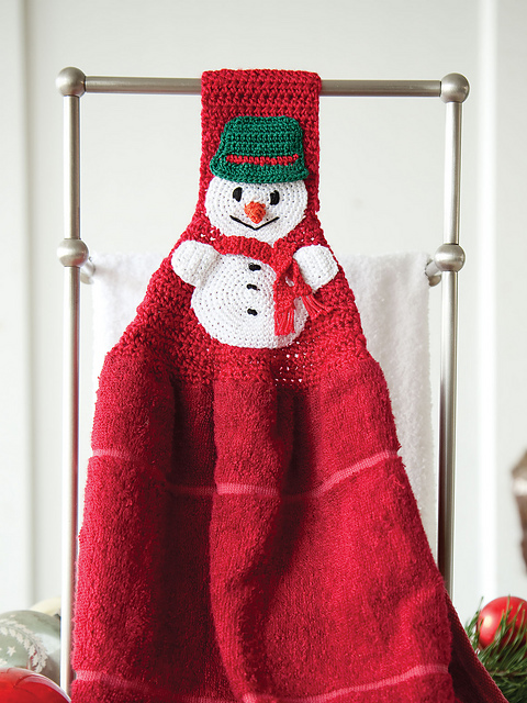 Snowman Towel Topper