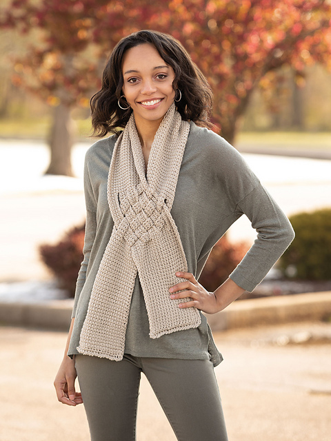 Woven Lattice Scarf
