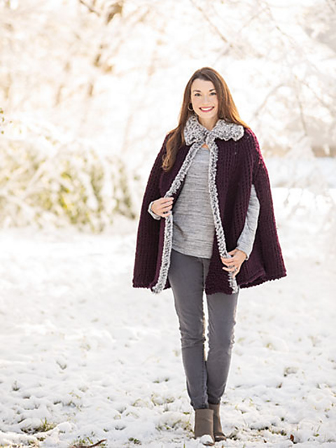 Stylish Swirl Cape