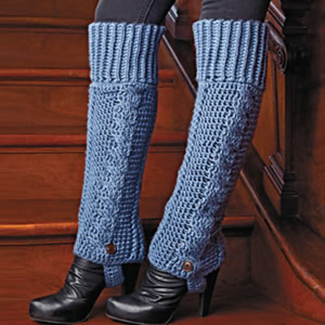 Cabled Leg Warmers