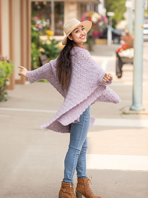 Waterfalls Sleeved Ruana