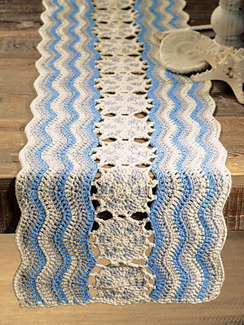 Playing in the Waves Table Runner