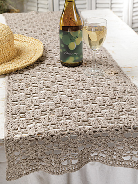 Picture Idea: Ravelry Shoreline Table Runner Pattern By Nazanin S Fard