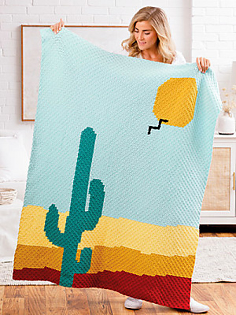 Desert Landscape Throw