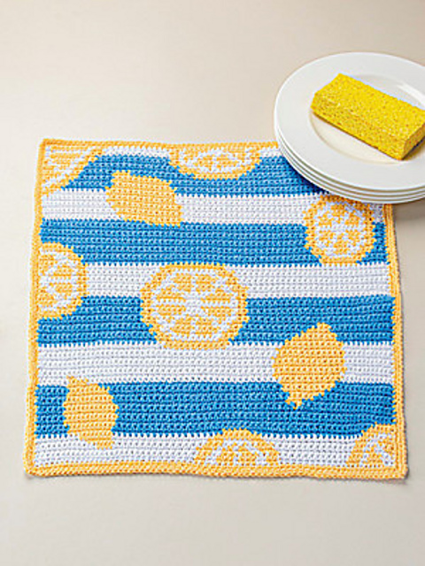 Lemon Slice Kitchen Mat