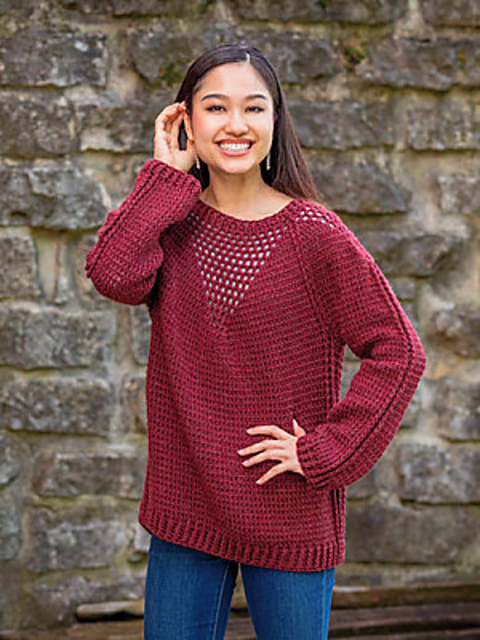 Winter Bloom Pullover