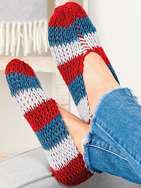 Simply Scrappy Tunisian Slippers
