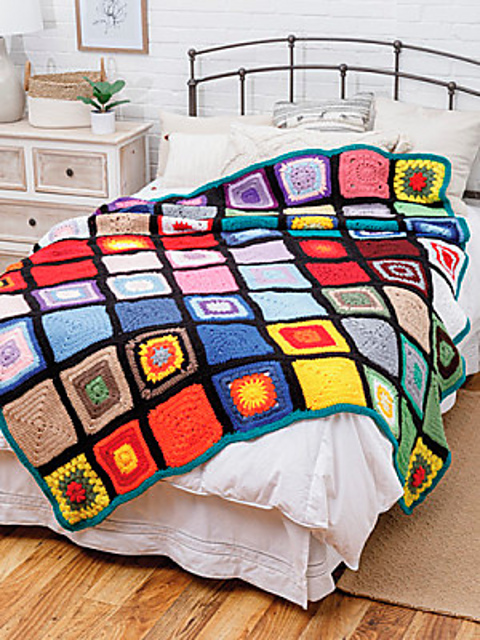 Happy Blooms Blanket