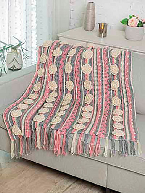 Antique Rose Afghan