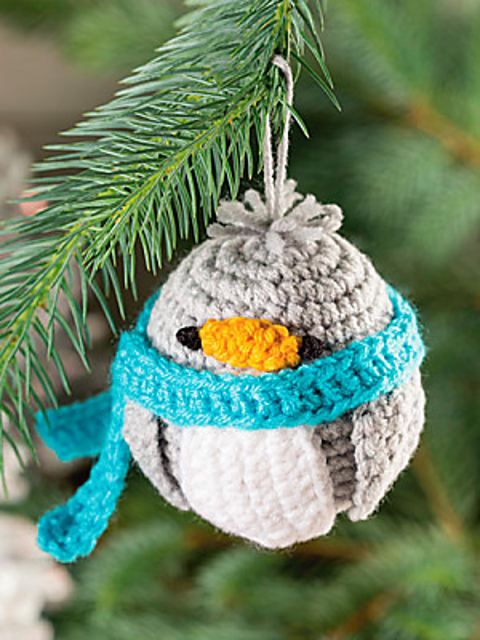Preppy Penguin Ornament