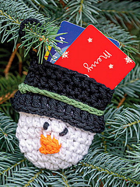 Frosty Gift Card Ornament