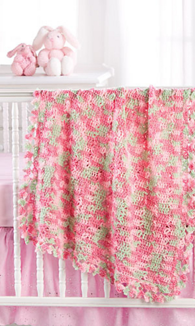 Pink Geraniums Blanket