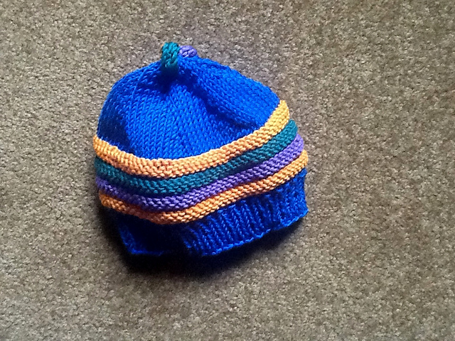 Puffy Stripes Hat