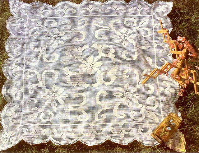 Vintage table cover