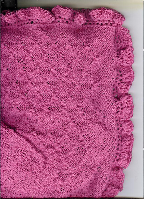 Tuck Baby Blanket on the Midgauge Knitting Machine