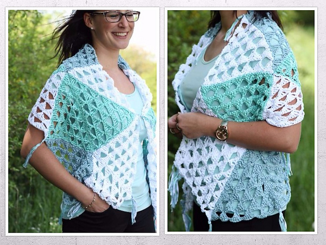 wrap/stole "sea breeze"
