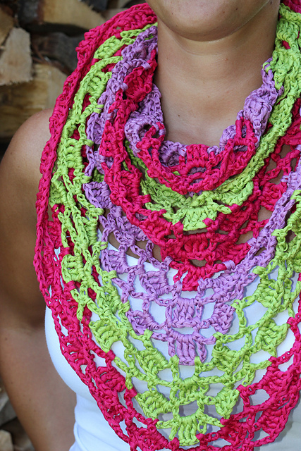triangular shawl "Barbados"