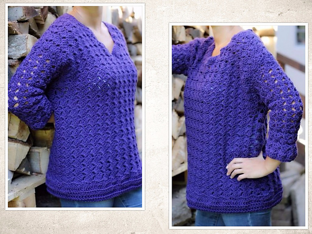 oversized sweater "tulip"