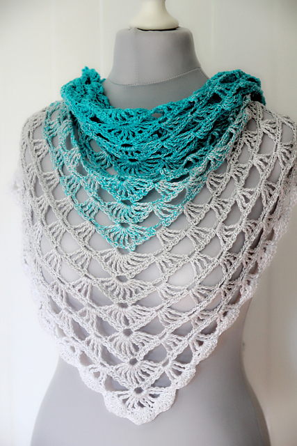 Triangular Shawl Azores