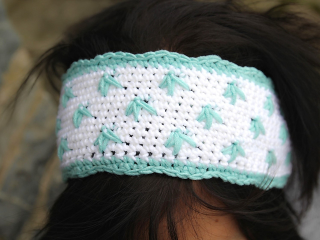 headband "bird feet"