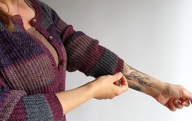 Blocks and Stripes Cardigan
