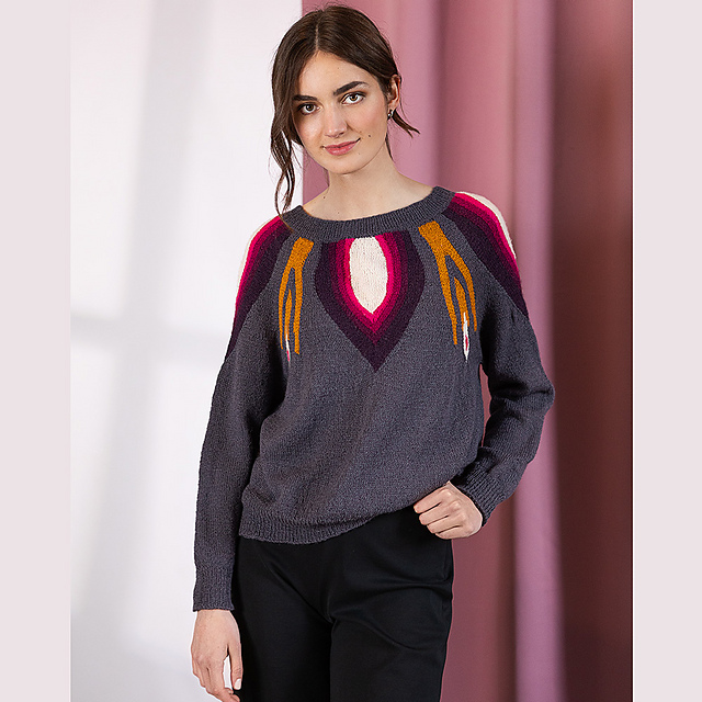 Pullover Orchideja