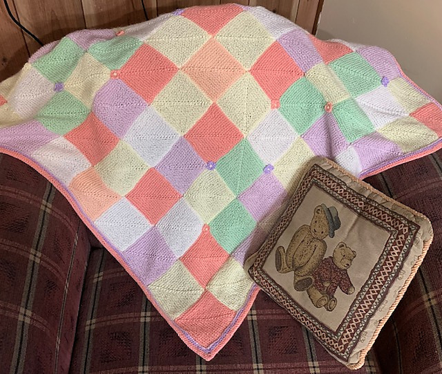 Baby Rainbow Nursery Blanket