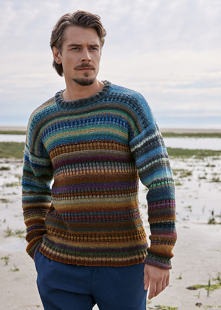 #15 Sweater with lifting pattern