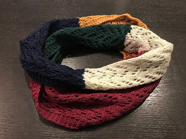 Mini-Skein Wavy Cowl