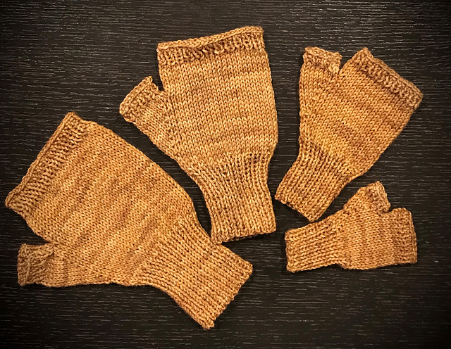 Rye Fingerless Mittens