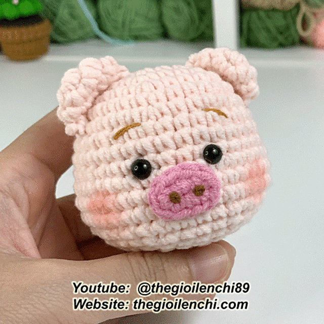 Pig keychain