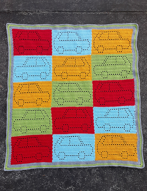 Zoom Zoom (Car) Baby Blanket