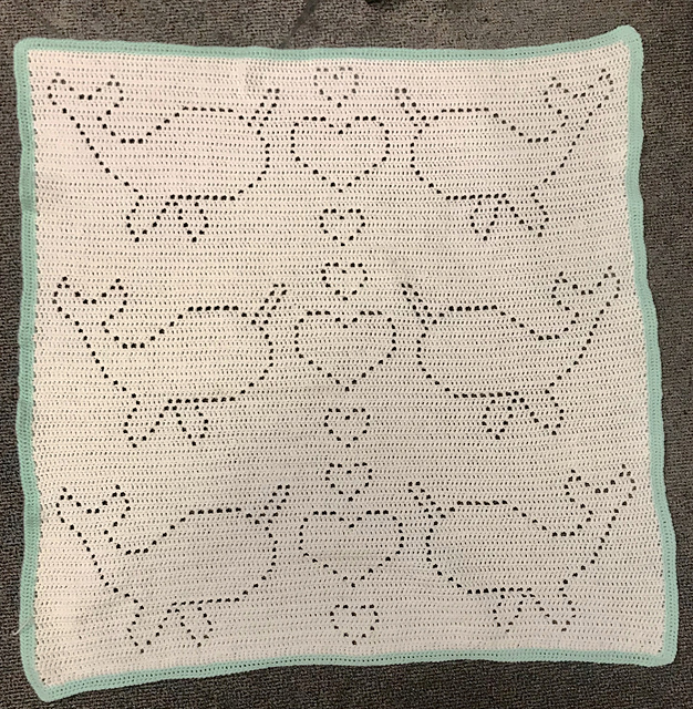 I Heart Narwhals Baby Blanket: 4 pattern set