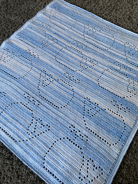 Baby Beluga (Whale) Baby Blanket