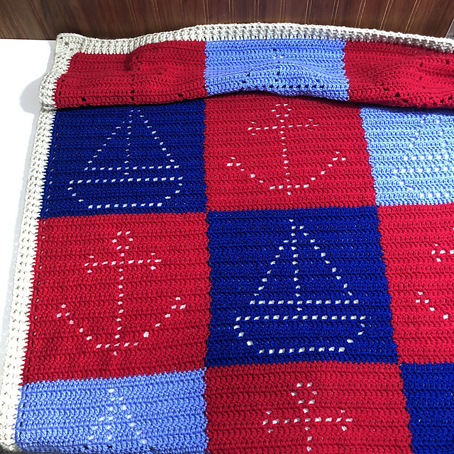 Anchors Away! Blanket