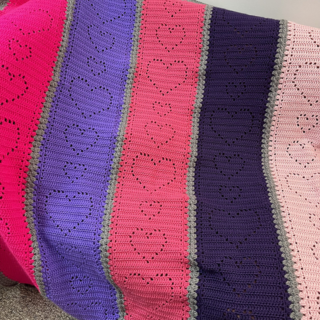 Racing Hearts Blanket