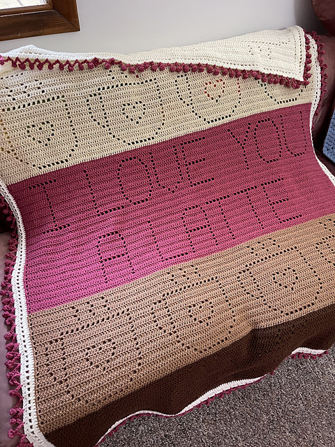 I Love You A Latte Blanket