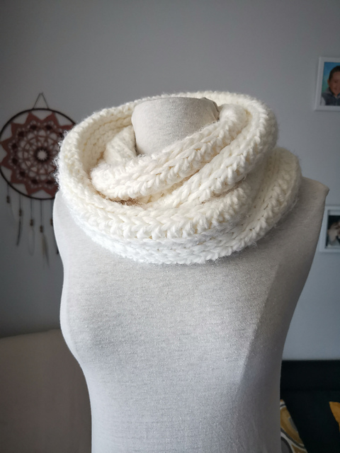 Snood tressé