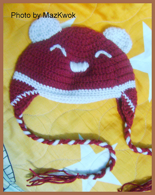 Happy Bear Baby Hat