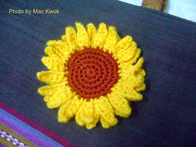 Sunflower applique