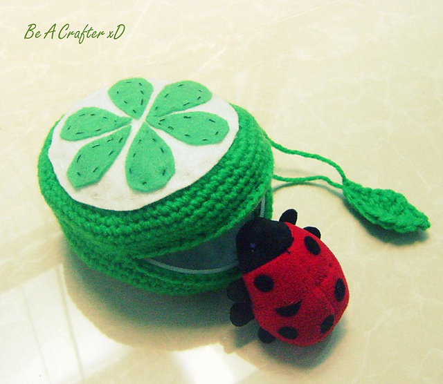 " A slice of lime " coin purse
