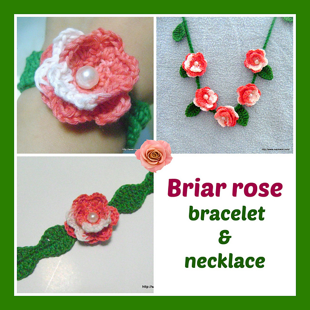 Briar rose bracelet and necklace