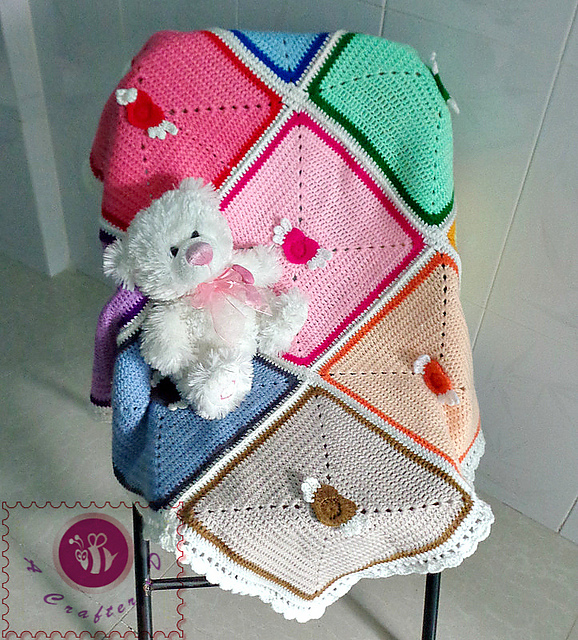 Angel Heart Baby Blanket