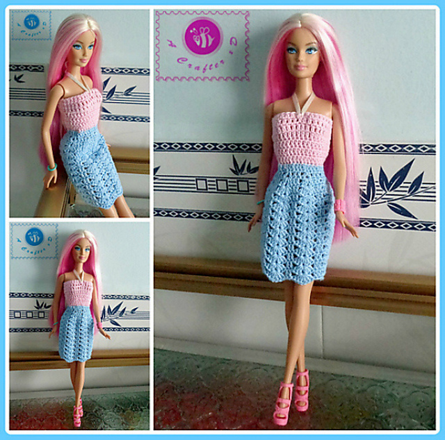 Fashion doll sun dress