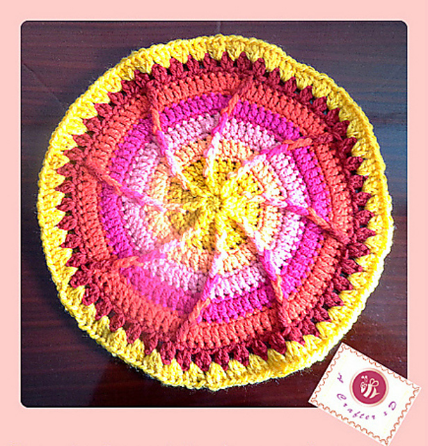 Sun wheel mandala