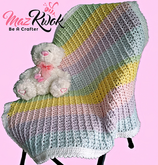 Candy Line Baby Blanket