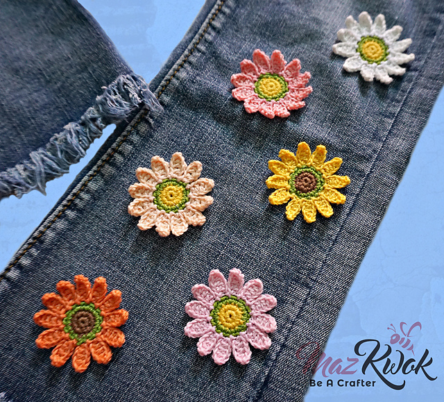 Dainty Daisy Appliques