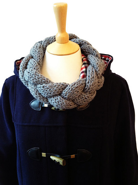Simple Plaited Cowl