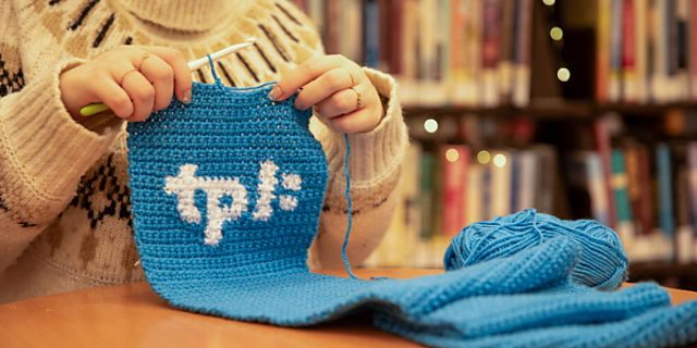Toronto Public Library Scarf (crochet)
