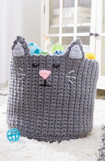 Kitty Toy Basket